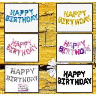 Chữ bóng happy birthday