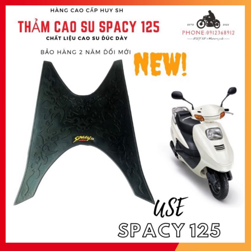 Thảm Cao Su Lót Chân Spacy 125 (Hình thật)