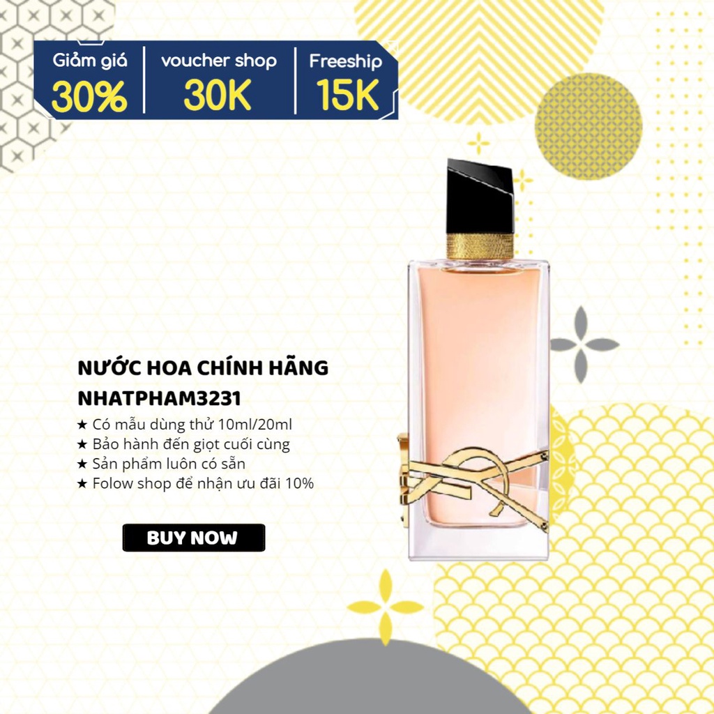 𝓨𝓢𝓛 - L'homme Libre EDT 10ml Nước hoa chính hãng