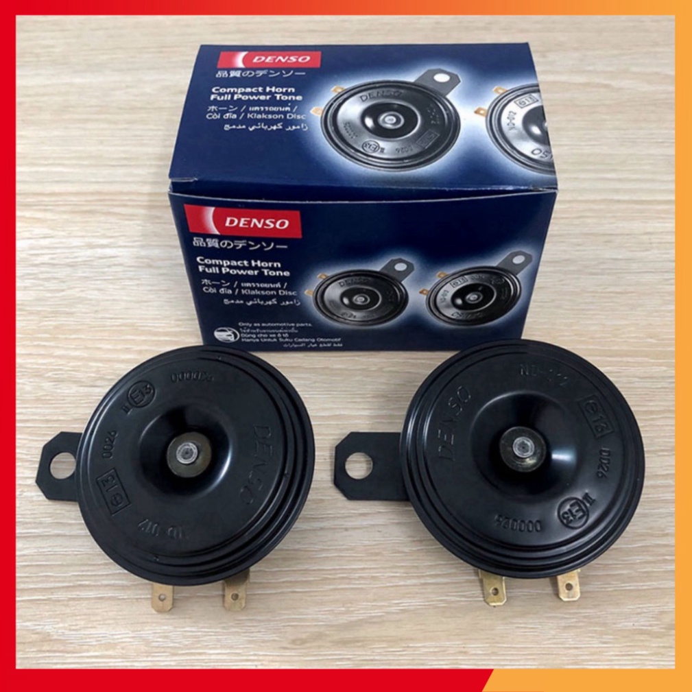 Còi Denso Lắp Xe Máy Wave , Cub, Dream 12V Chính Hãng