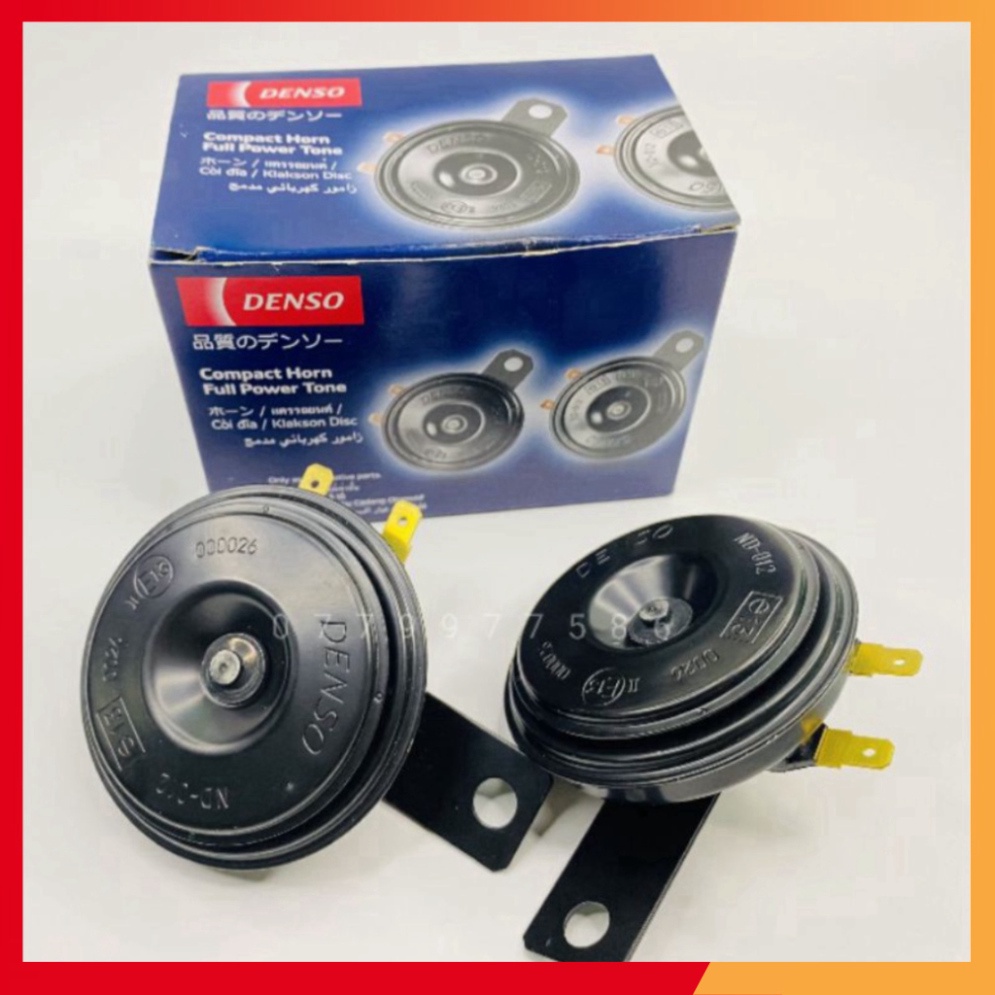 Còi Denso Lắp Xe Máy Wave , Cub, Dream 12V Chính Hãng