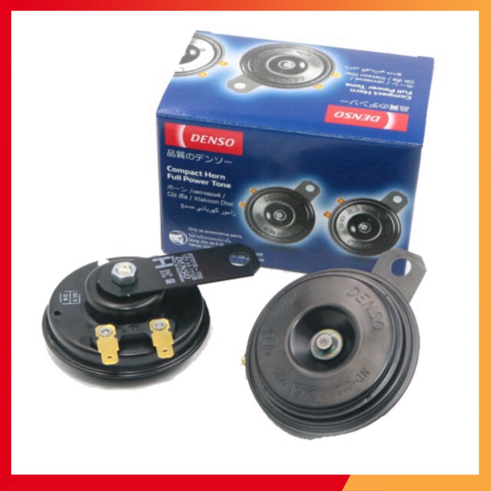Còi Denso Lắp Xe Máy Wave , Cub, Dream 12V Chính Hãng