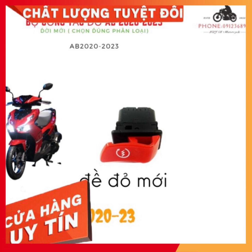 Air Blade 2023 125/160 Bộ Công Tắc Màu Đỏ  Lắp như Zin Hàng Cao Cấp