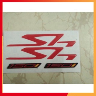 TEM NỔI CHỮ SH 150I ( KEO ĐỎ) (Hình thật)