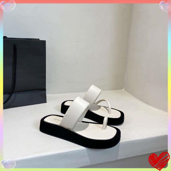 Dép xỏ ngón đế dày nữ mùa hè xỏ ngón bên ngoài