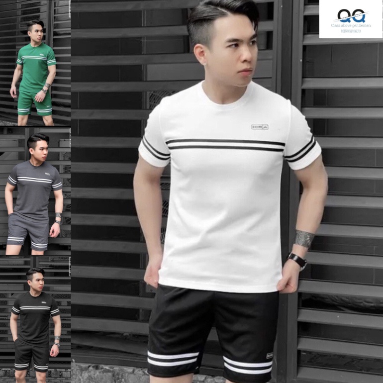 Bộ Quần Áo Thể Thao Nam Mùa Hè thoáng mát trẻ trung hottrend 2023