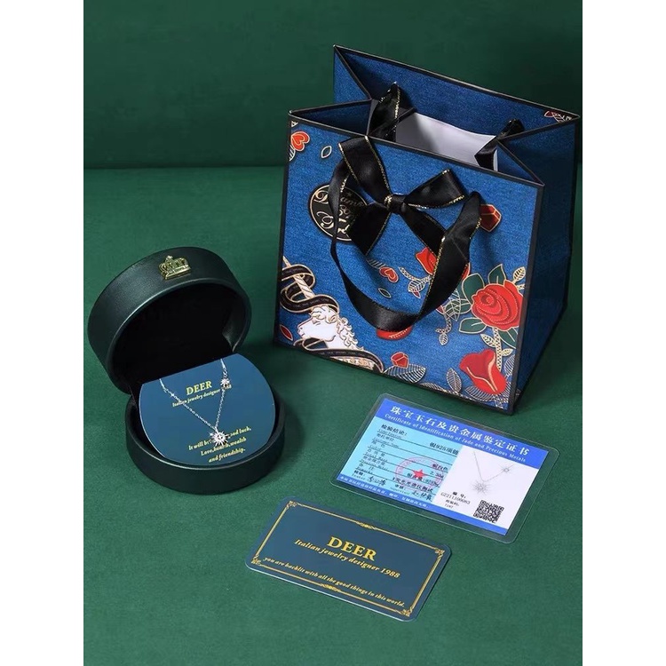 Vòng cổ Mạ Bạc 925 Mặt Hoa Hướng Dương Sang Trọng Cho Nữ