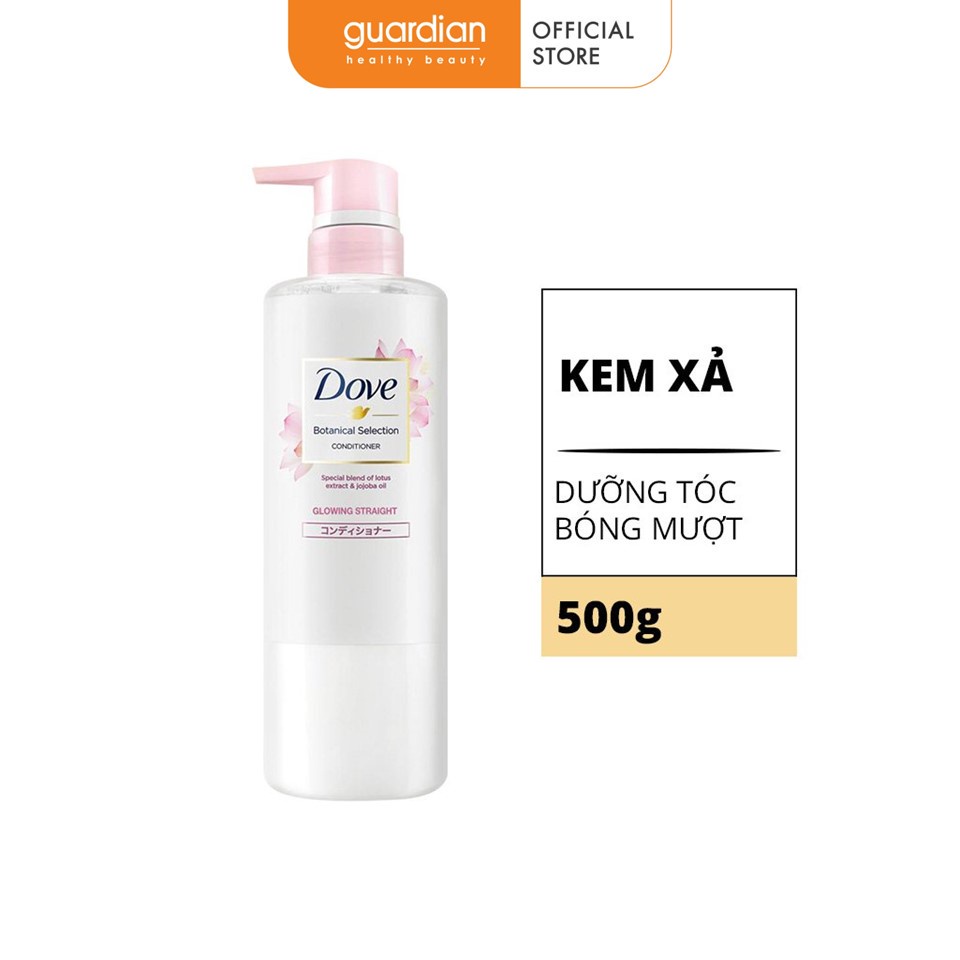 Kem Xả Dove Nhật Sen & Jojoba Dưỡng Tóc Bóng Mượt 500G