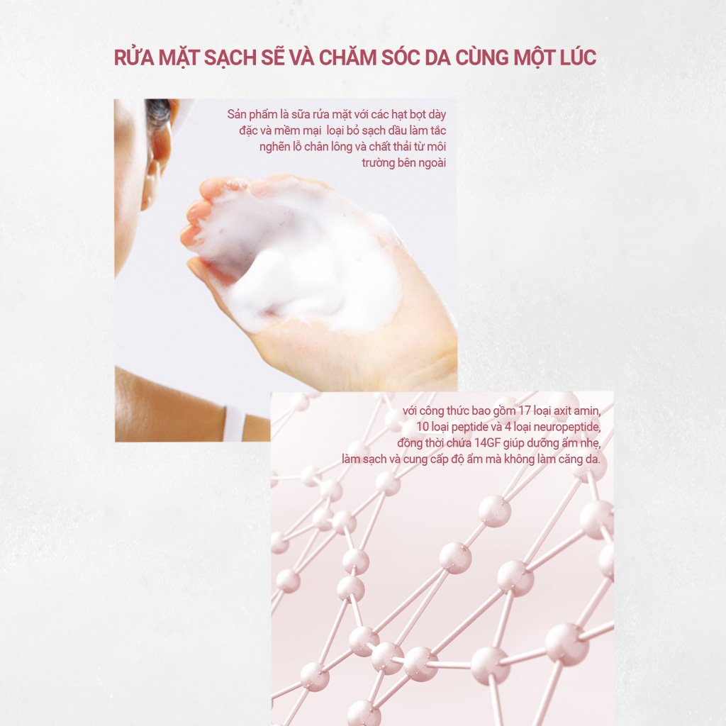 Sữa Rửa Mặt Foasu Cleansing Foam Ex 14Gf Làm Sạch Da 120ml