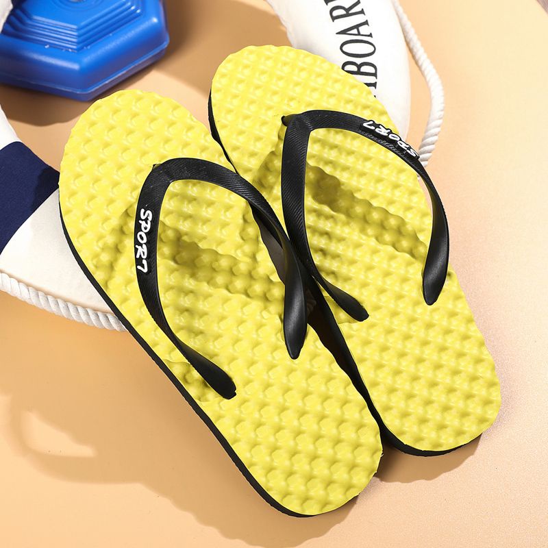 Dép Xỏ Ngón Đế Cao Su Lật Thời Trang Mùa Hè Độc Đáo Cho Nam