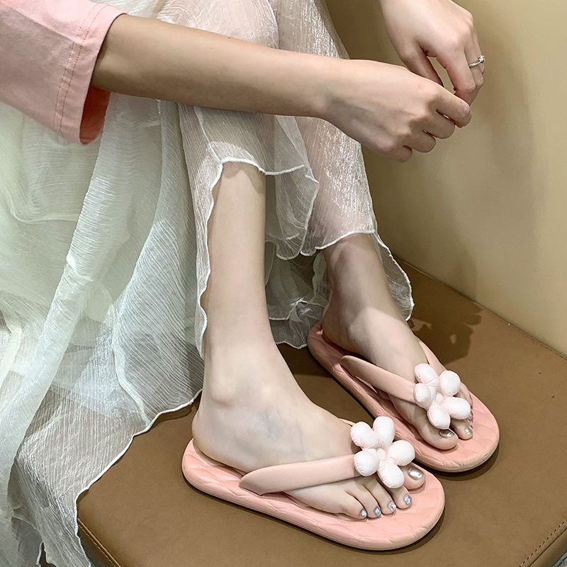 Dép Xỏ Ngón Đế Bằng Chống Trượt Phong Cách Hàn Quốc Thời Trang Cho Nữ