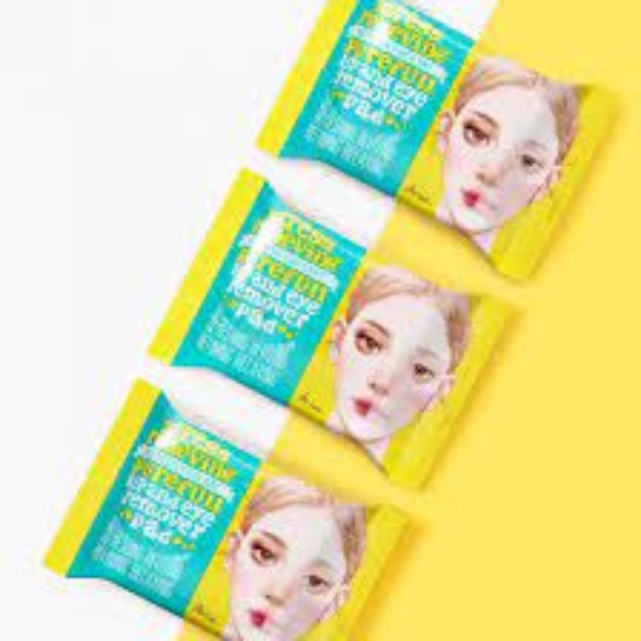 Bông Tẩy Trang Mắt Và Môi Smooth & Pure Lip & Eye Remover Pads Ariul