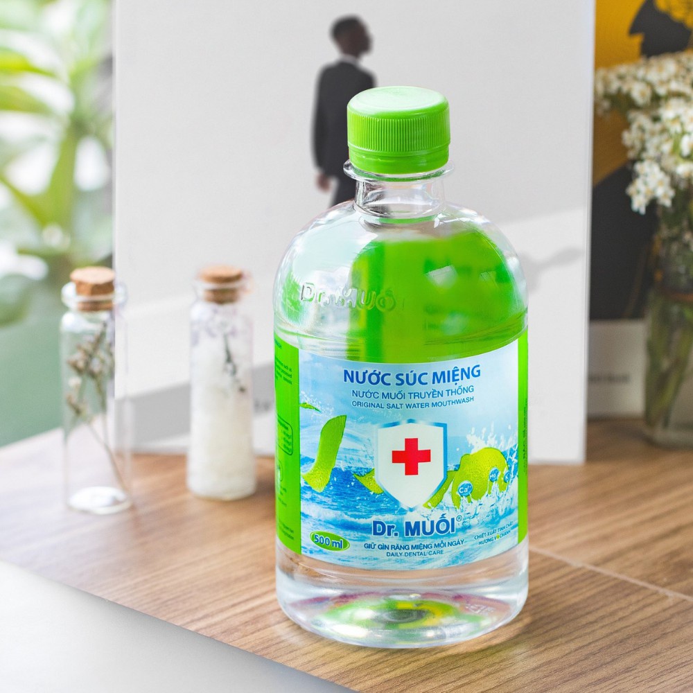 Nước Súc Miệng Hương Chanh Dr. Muối 1000ml