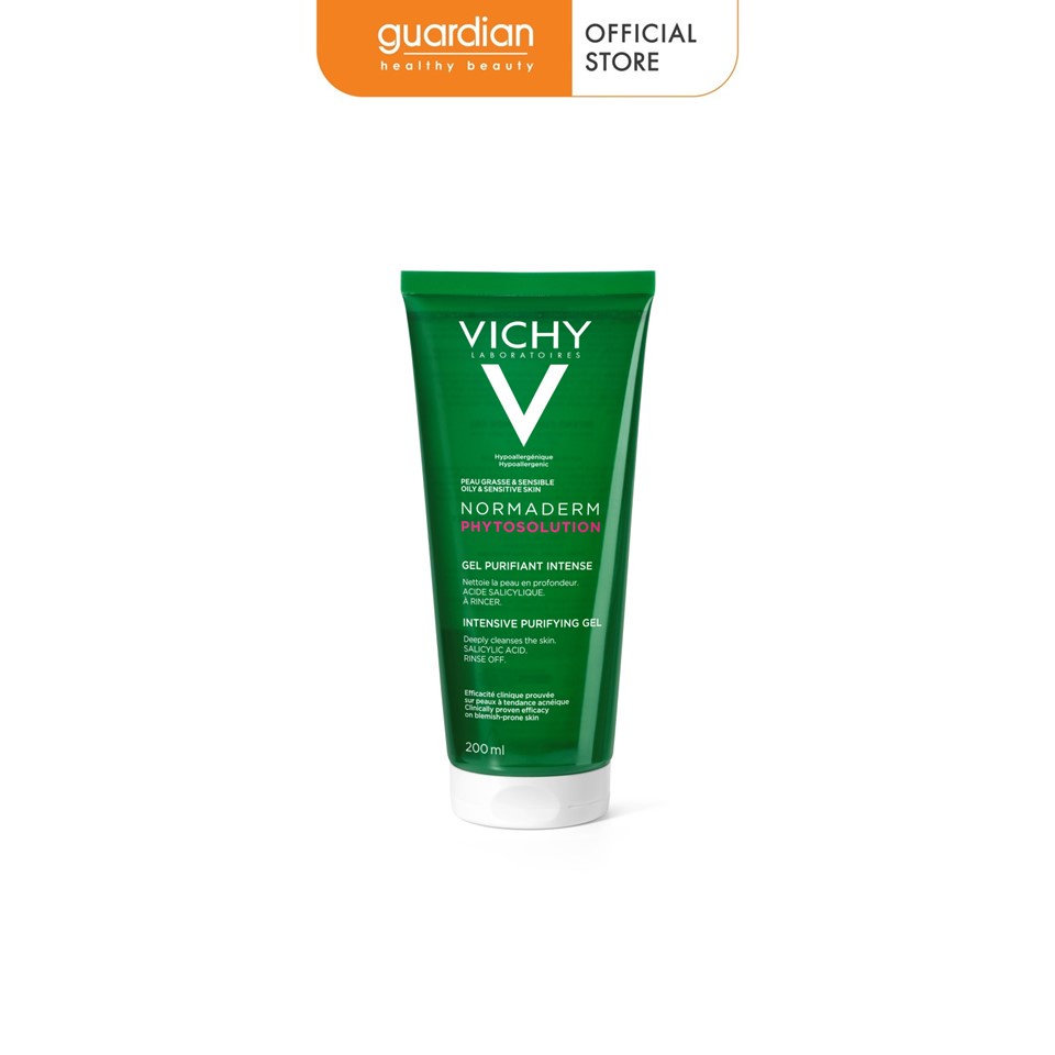 Sữa Rửa Mặt Dạng Gel Cho Da Dầu Mụn Vichy Làm Sạch Sâu Và Giảm Nhờn 200ml
