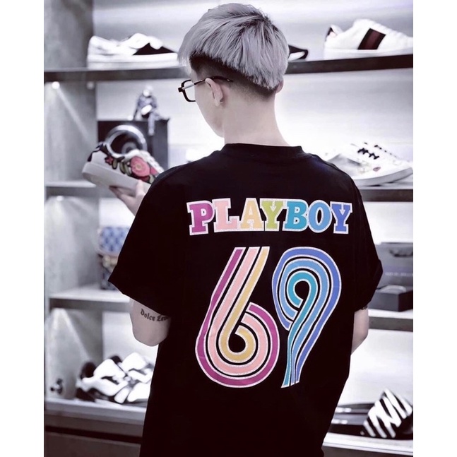 Áo phông nam nữ MALIFAS Playboy Limited Edition-Logo sắc nét- full box