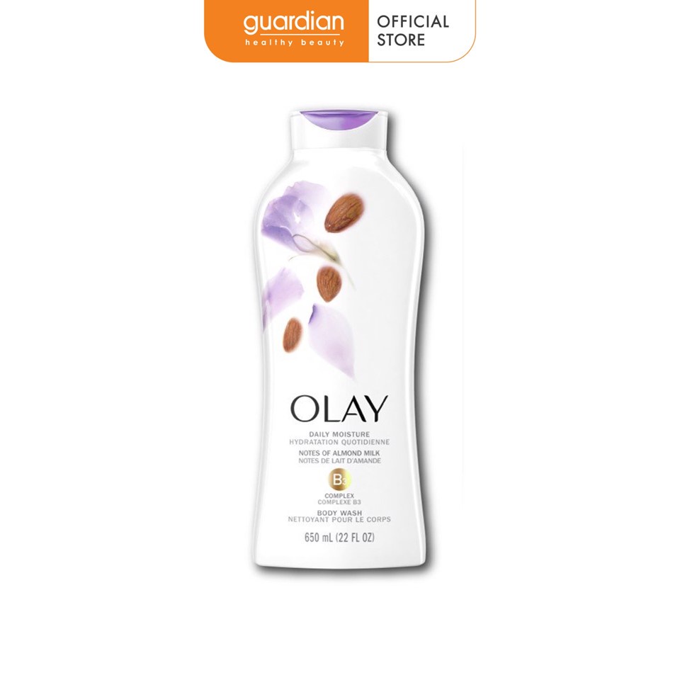 Sữa Tắm Dưỡng Ẩm Hạnh Nhân & Sữa OLAY 650ml