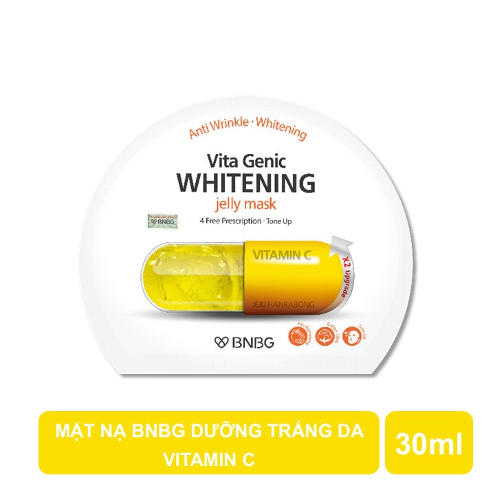 Mặt Nạ Giúp Dưỡng Sáng Vita Genic Whitening BNBG 30ml