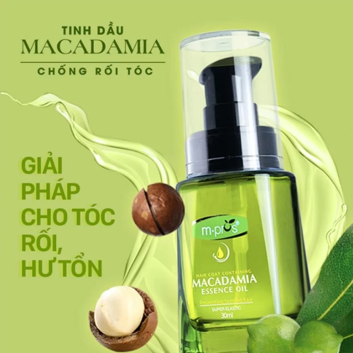 Tinh Dầu Macadamia Chống Rối Tóc m.pros 30ml