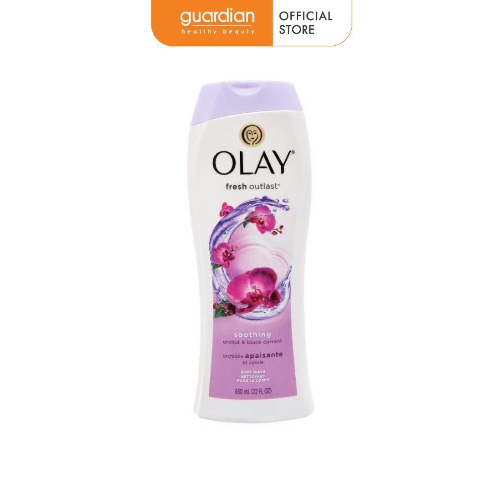 Sữa Tắm Hoa Lan & Quả Lý Chua OLAY 650ml