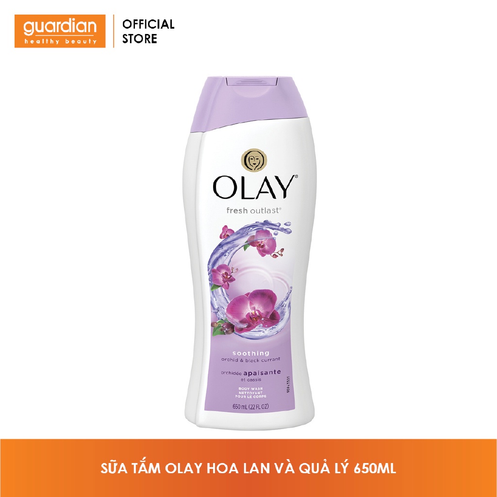 Sữa Tắm Hoa Lan & Quả Lý Chua OLAY 650ml