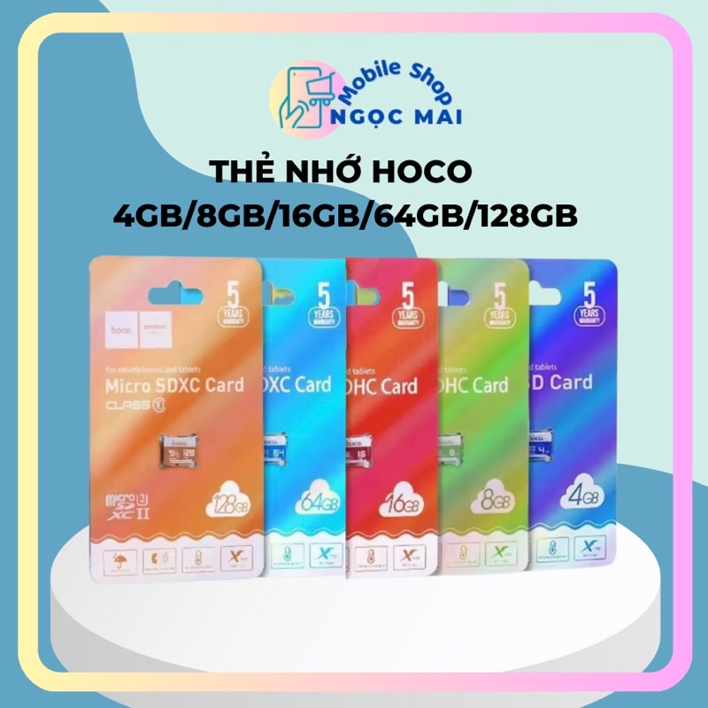 Thẻ nhớ Hoco class 10(8Gb/16GB/32GB) - Hàng chính hãng