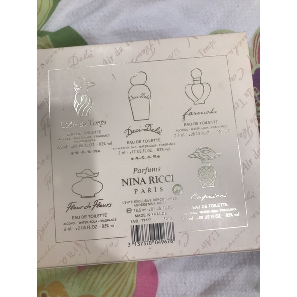 Set nước hoa nina ricci
