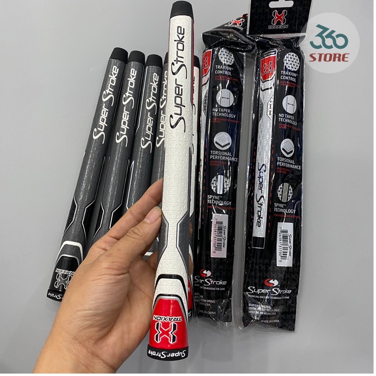 Tay cầm gậy golf loại to kích thước 30mm Super strolke - .Grip Gậy gỗ gậy sắt. Grip golf Max side