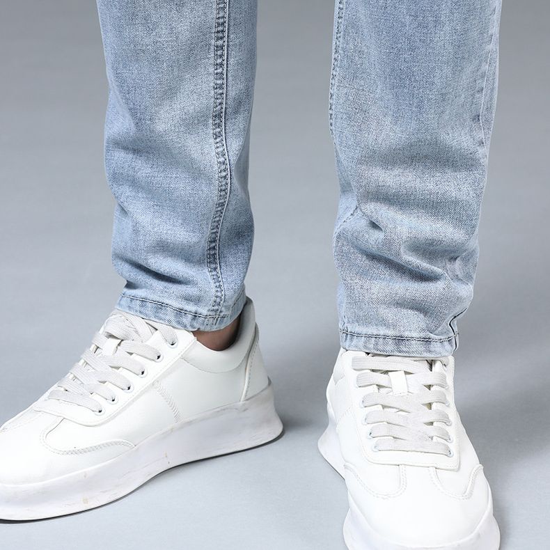 Quần jeans nam cao cấp co giãn quần Denim đẹp quần rách nam quần Dài nam Quần trung niên V15