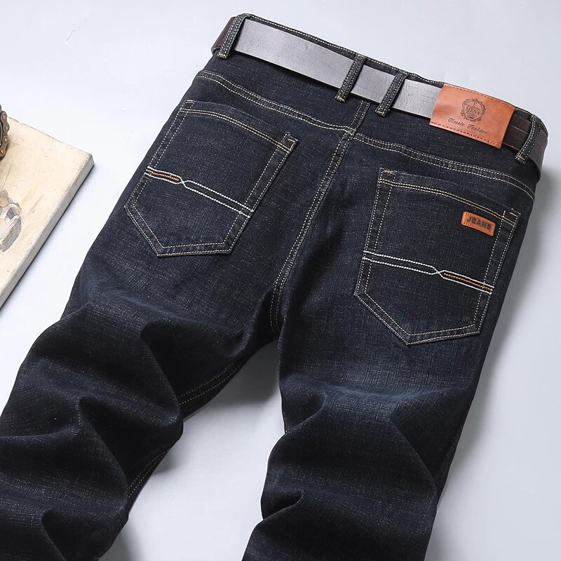 Quần jeans nam đẹp cao cấp co giãn quần Denim đẹp quần Dài nam Quần trung niên nam PHƯƠNG VI