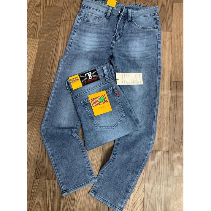 QUẦN JEAN NAM KH5678 QUẦN JEANS CO GIÃN TỐT MÀU SÁNG TRUNG