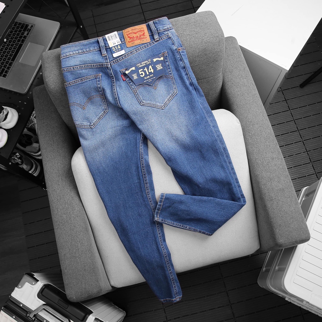 QUẦN JEAN NAM KH5678 QUẦN JEANS CO GIÃN TỐT MÀU SÁNG TRUNG