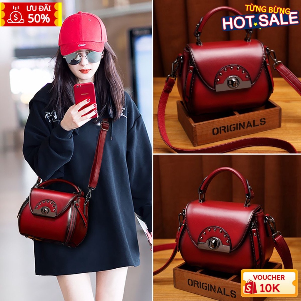 Túi xách thời trang đeo chéo cao cấp, nhỏ gọn phù hợp đi chơi mẫu mới 2023 mã DH095