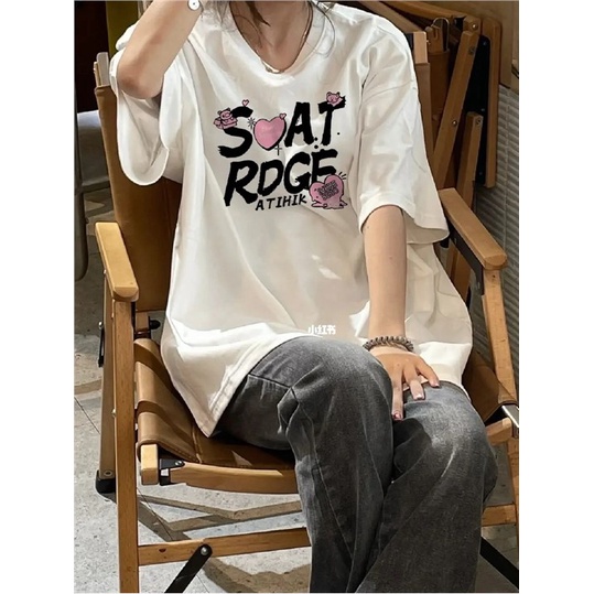 Áo Thun Tay Ngắn Phong Cách Hàn Quốc Thời Trang Cho Nữ