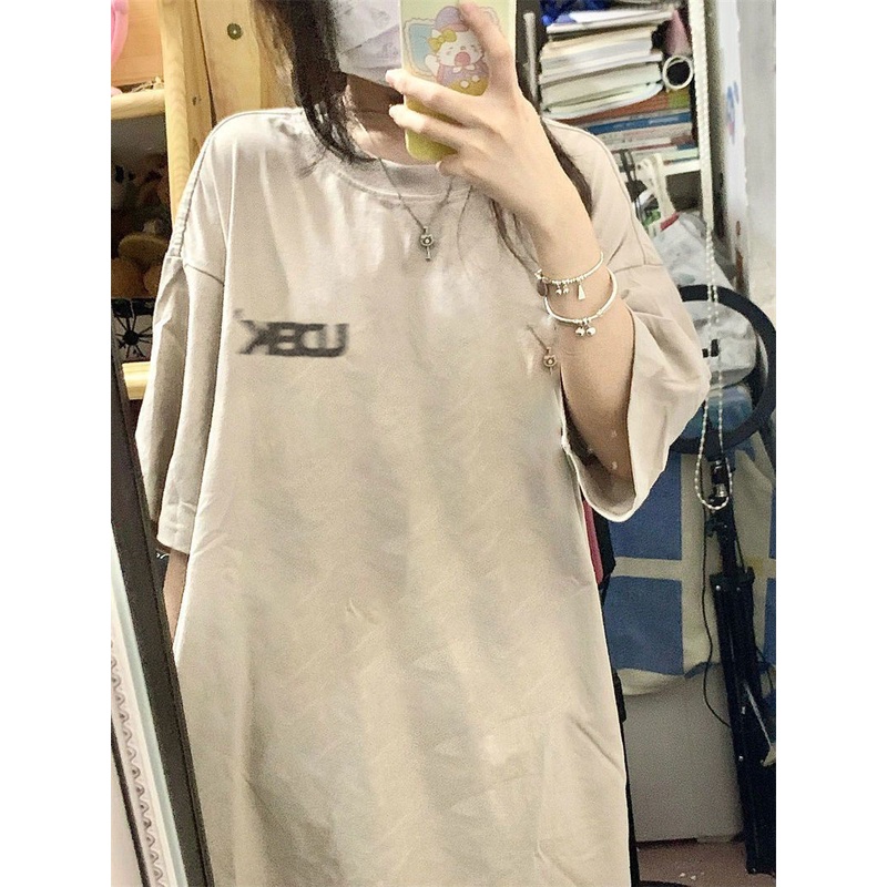 Áo Thun Tay Ngắn Dáng Rộng In Chữ Phantom Thời Trang Mùa Hè Cho Nữ