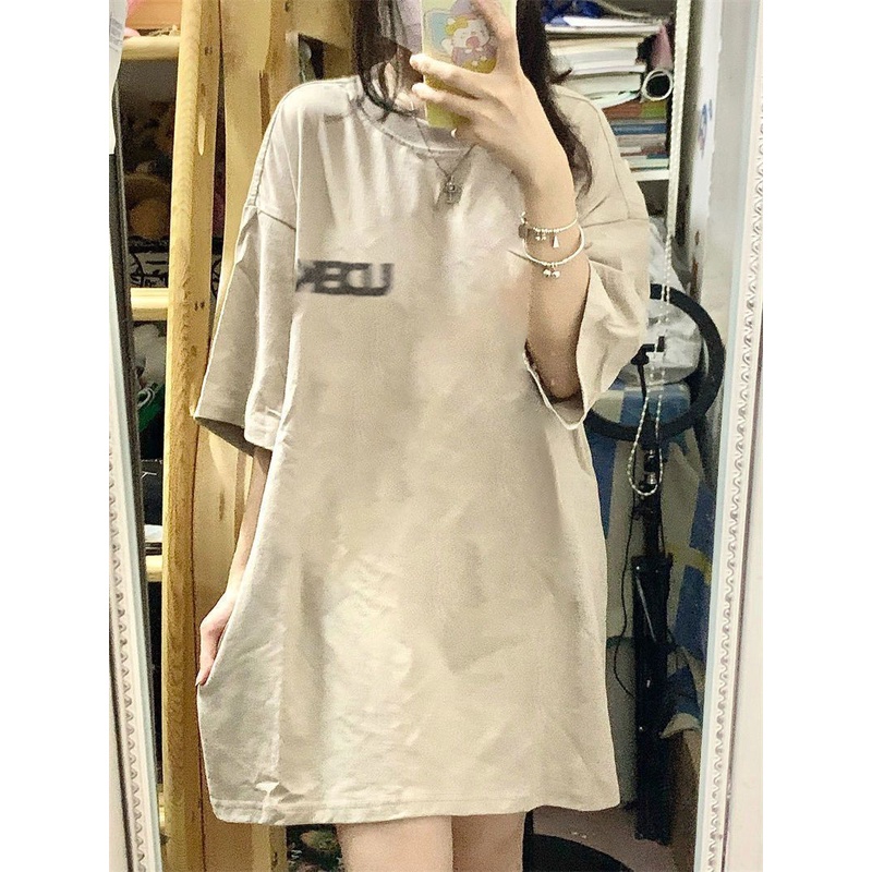 Áo Thun Tay Ngắn Dáng Rộng In Chữ Phantom Thời Trang Mùa Hè Cho Nữ