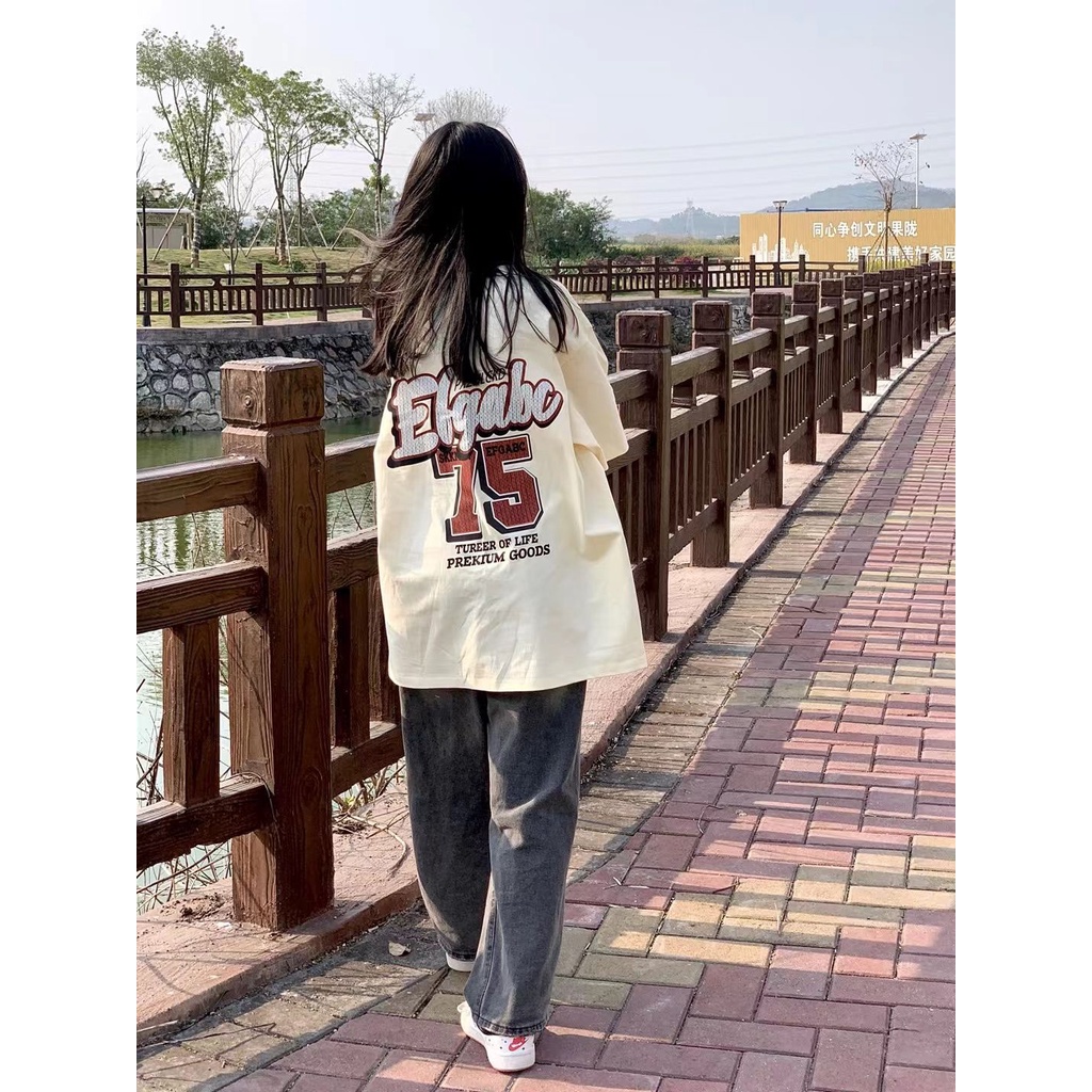 Áo Thun Tay Ngắn In Chữ Thời Trang Dành Cho Nữ