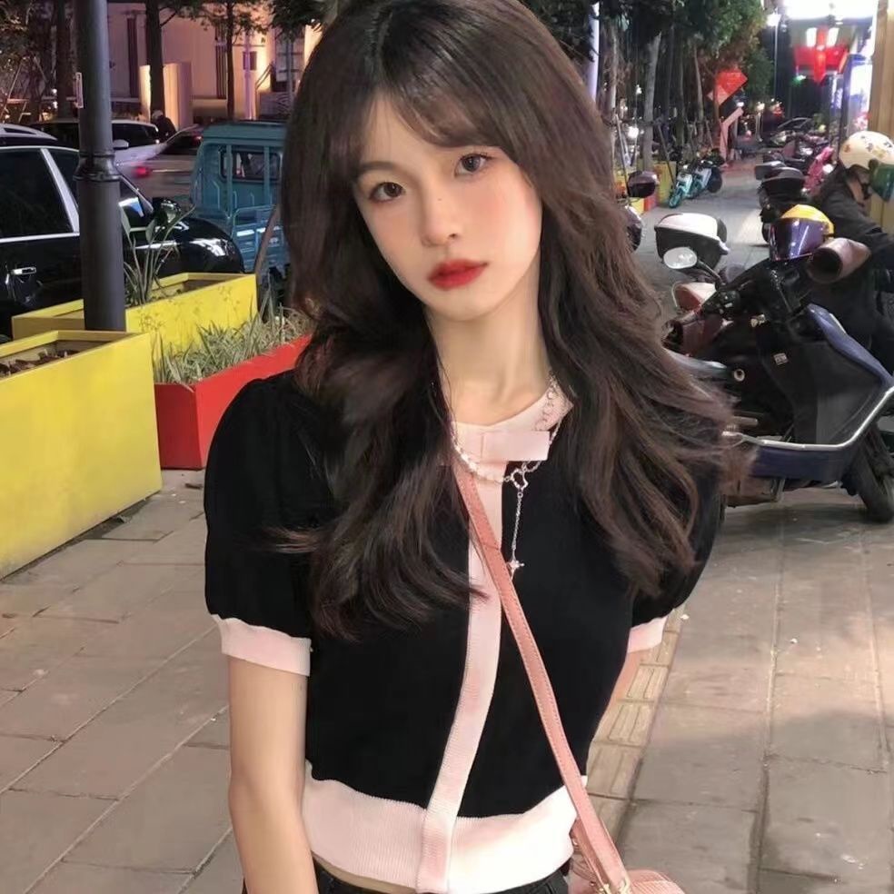 Áo Thun Ngắn Tay Thiết Kế Ngọt Ngào Thời Trang Mùa Hè Cho Nữ