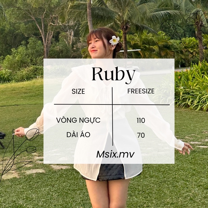 MSIX.MV | Áo kiểu Ruby Blouse