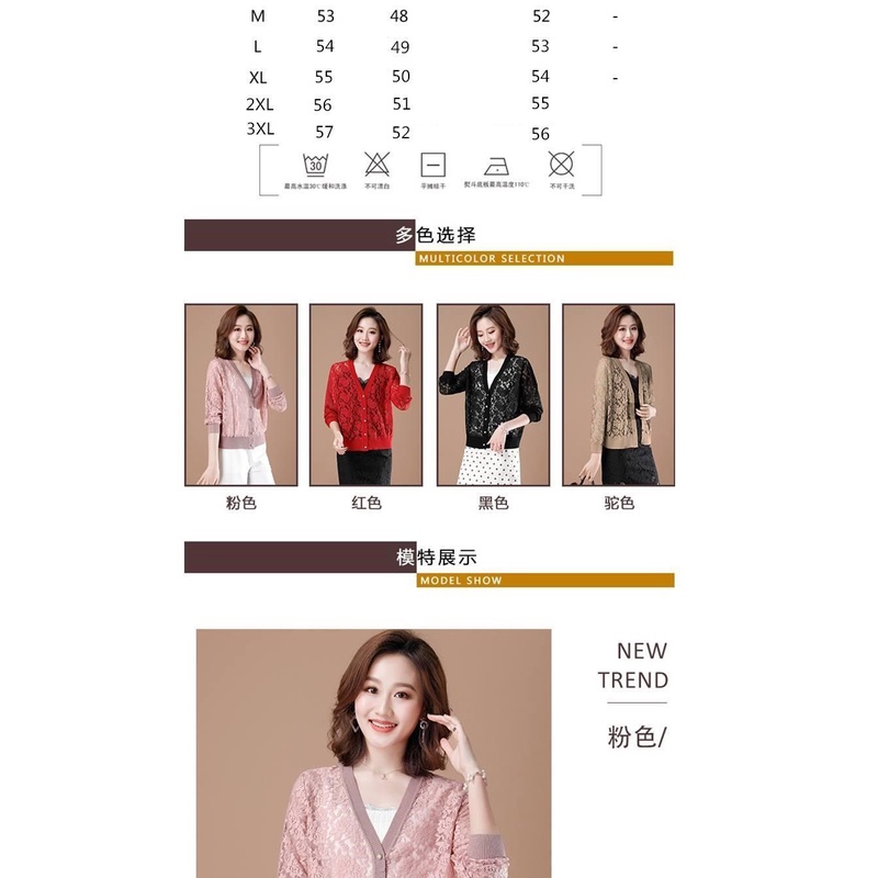 Áo Khoác Cardigan Ren Hoa Mỏng Dáng Ngắn Thời Trang Mùa Hè Dành Cho Nữ 2023