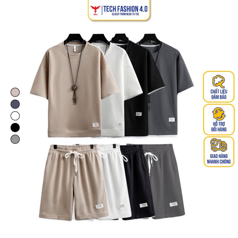 Đồ bộ quần áo thun tổ ong cao cấp thoáng mát thấm mồ hôi tốt TF4.0 - Hàng mới về