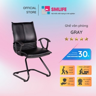 Ghế văn phòng chân quỳ smlife gray