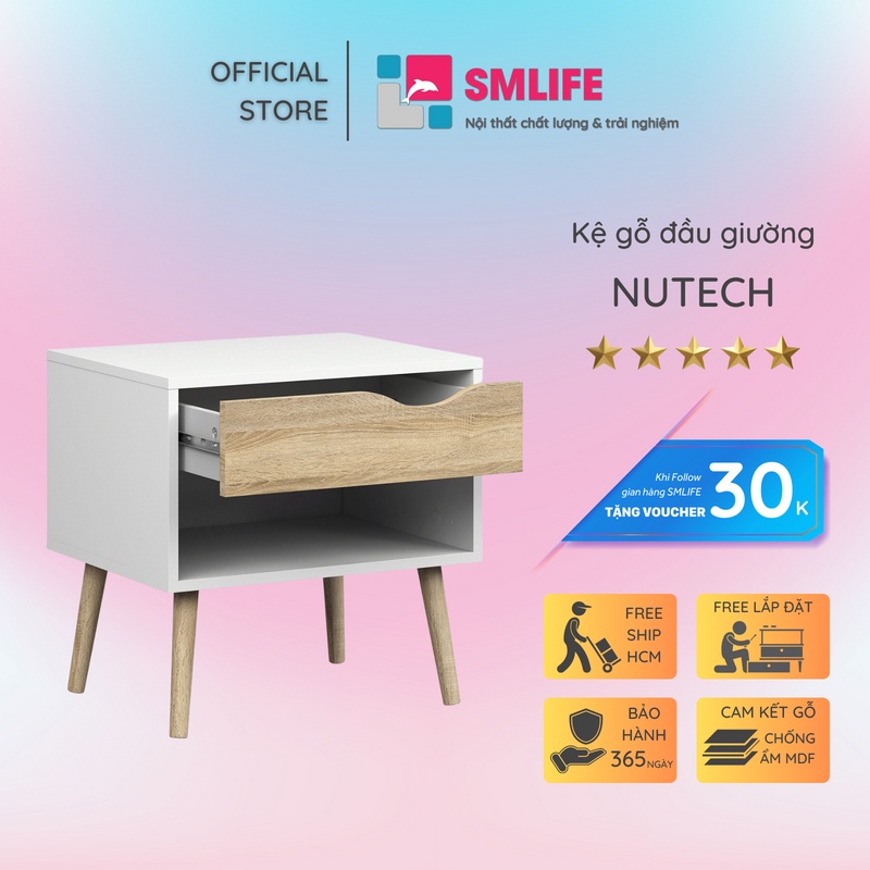 Kệ đầu giường SMLIFE Nutech