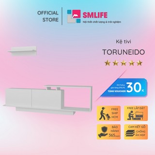 Kệ tivi phòng ngủ sang trọng SMLIFE Toruneido