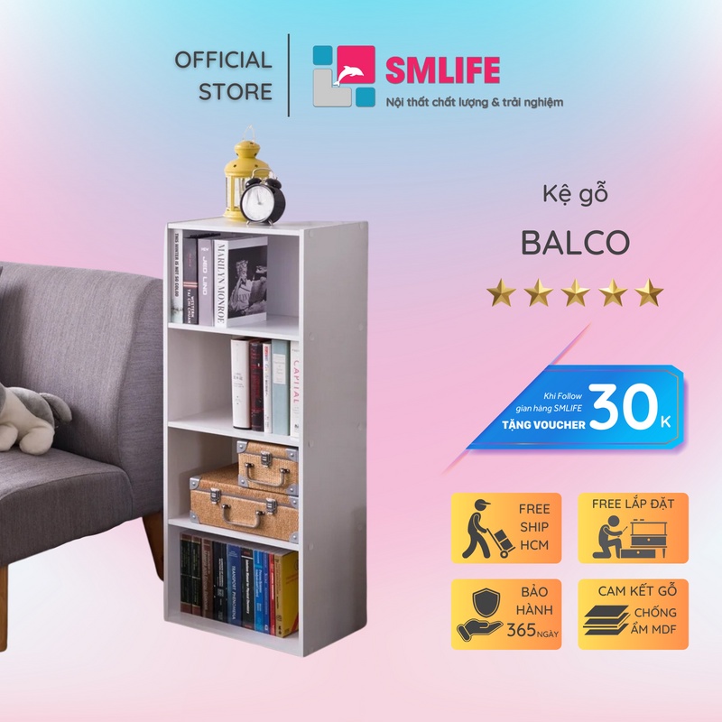 Kệ trưng bày sách SMLIFE Balco