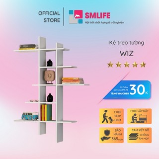 Kệ trang trí gỗ thiết kế mới lạ SMLIFE Wizkid
