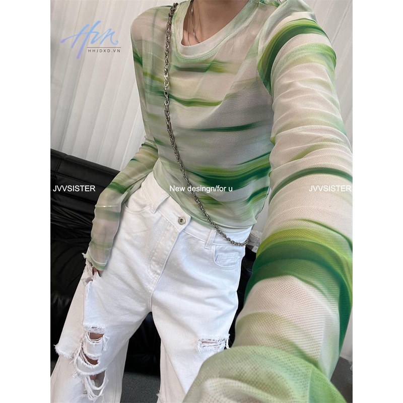 Áo Sơ Mi Chống Nắng Bán Trong Suốt Thiết Kế Thời Trang Phong Cách Hàn Quốc