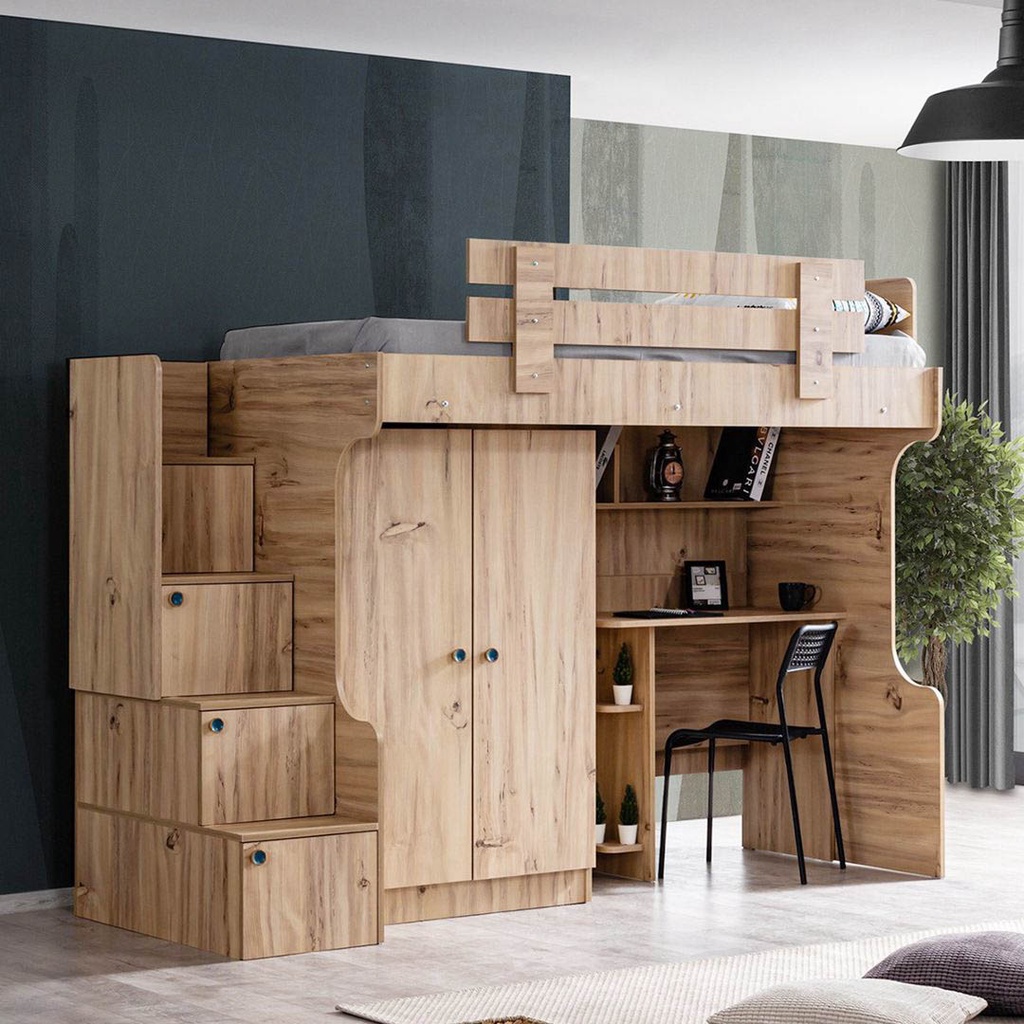 Giường tầng cho bé thiết kế linh hoạt SMLIFE Sianba