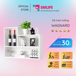 Kệ trang trí gỗ kiểu dáng nhỏ gọn SMLIFE Wagnard