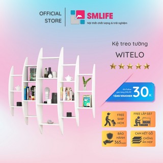 Kệ gỗ trang trí đa năng smlife witelo