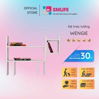 Kệ gỗ trưng bày kiểu dáng nhỏ gọn SMLIFE Wengie